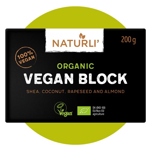 Naturli  Organic Vegan Block alternative to butter