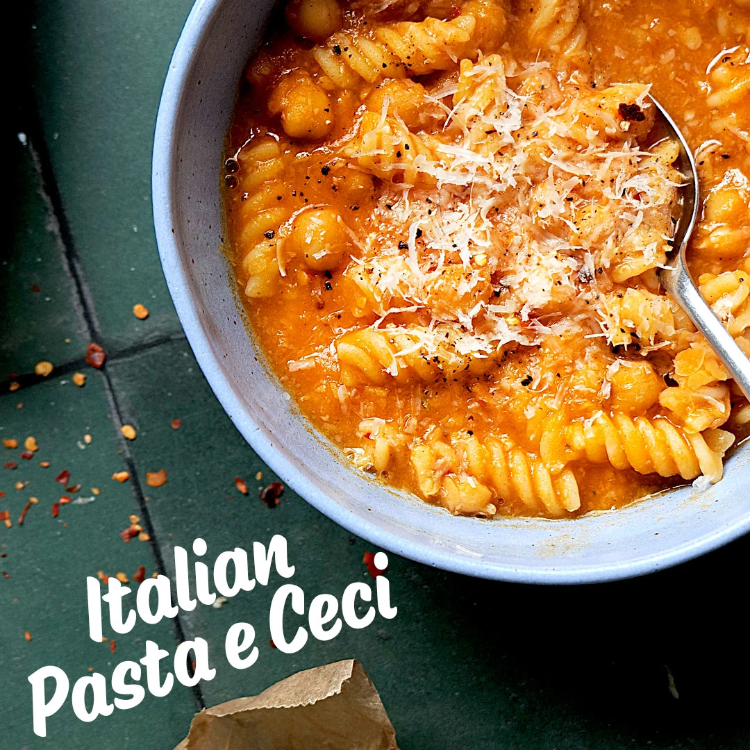 Essential Italian Pasta e Ceci, Pasta with Chickpeas