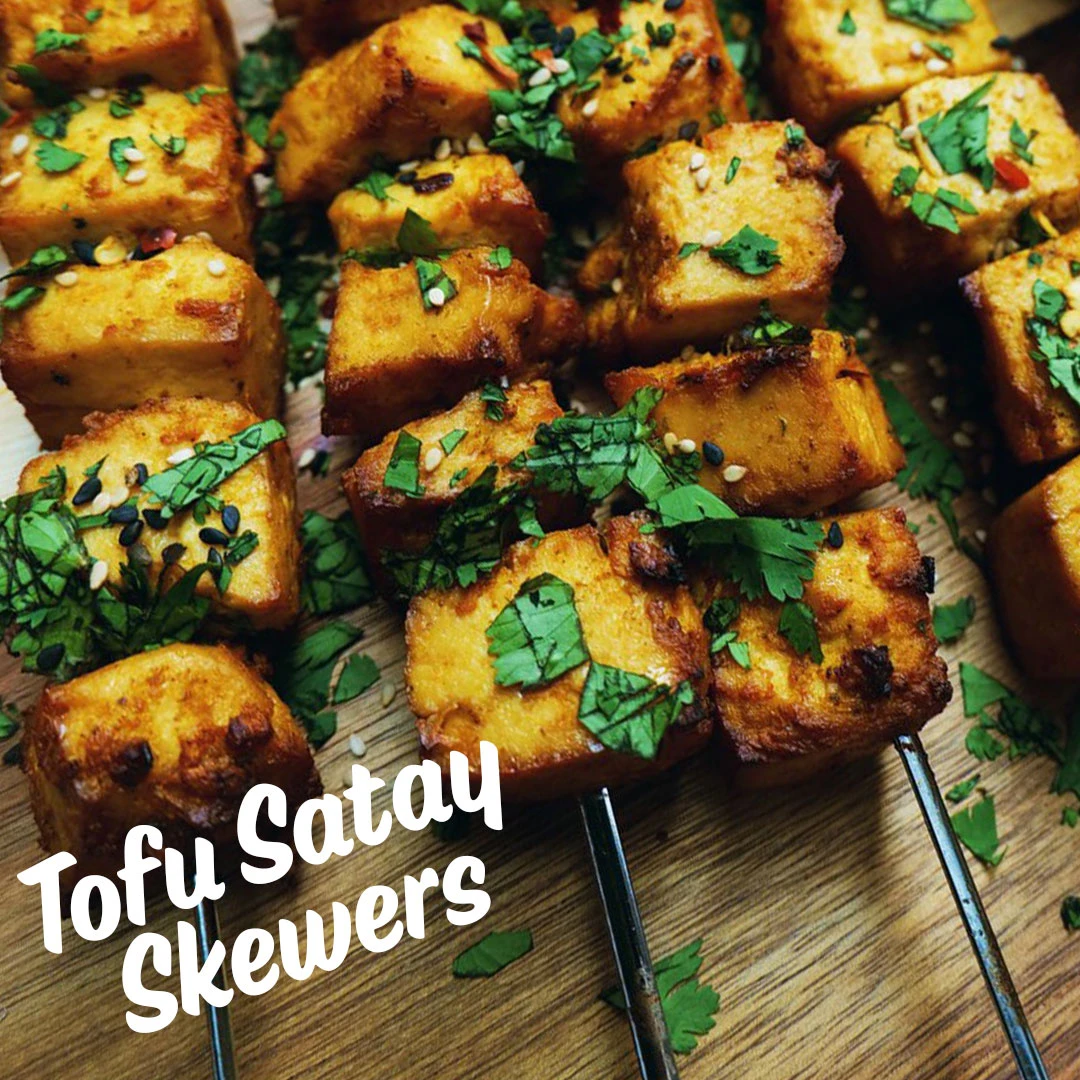 Recipe: Tofu Satay Skewers