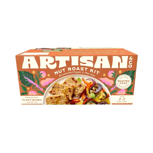 Artisan & Co Roasted Pepper & Pine Kernal Nut Roast (6 x 212g)