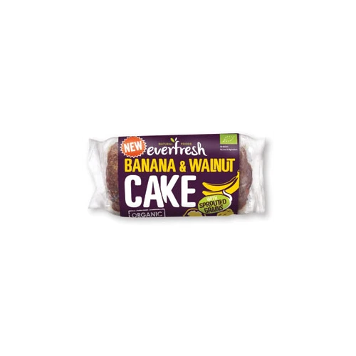 Everfresh Natural Foods Banana and Walnut Cake with Sprouted Grain 350g