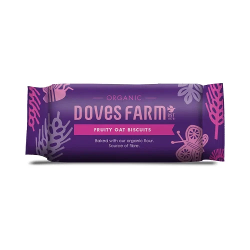 Doves Farm Biscuits Fruity Oat 200g