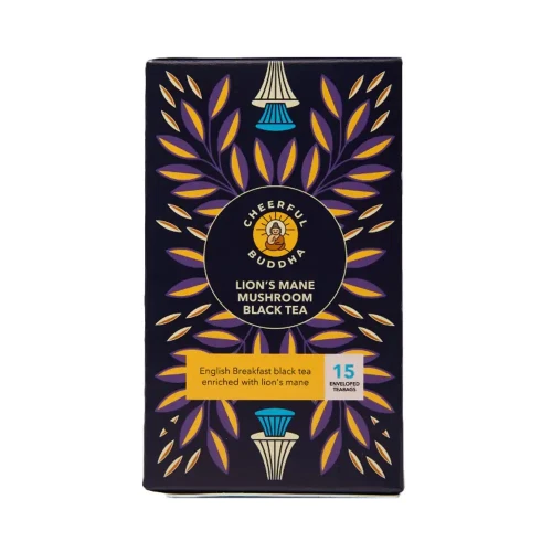 Cheerful Buddha Lion's Mane Black Tea 6 x 22.5g