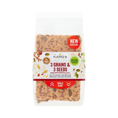 Dr. Karg 3 Grains + 3 Seeds Crispbread 8 x 200g