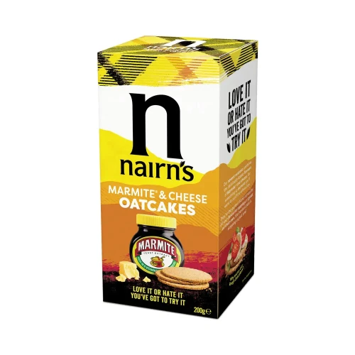 Nairn's Marmite & Cheese Oatcakes 8 x 200g