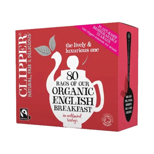 Clipper English Breakfast Tea Bags 4 x 80bags