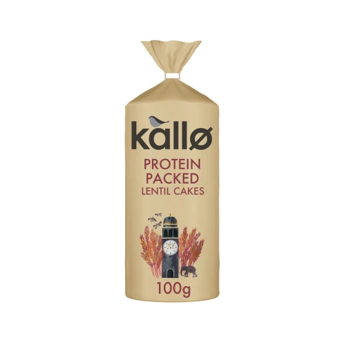Kallo Lentil Cakes Protein Packed 100g