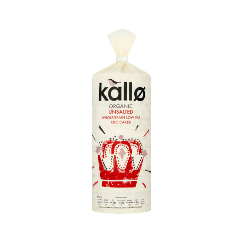Kallo Rice Cakes Unsalted 130g