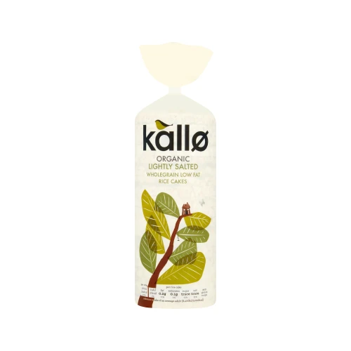Kallo Rice Cakes Lightly Salted 130g