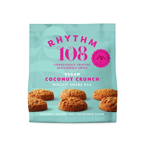 Rhythm 108 Tea Biscuit - Coconut Cookie Sharing Bag 135g