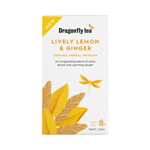 Dragonfly Lively Lemon and Ginger Tea 20 bags