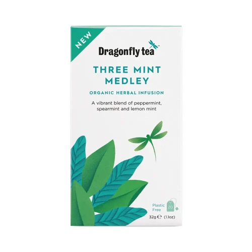 Dragonfly Tea Three Mint Medley Tea 20 Bags