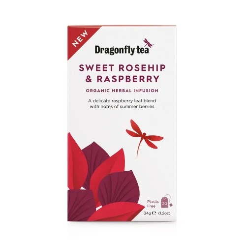 Dragonfly Tea Sweet Rosehip & Raspberry Tea 20bags