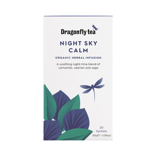 Dragonfly Tea Night Sky Calm Herbal Tea 4 x 20bags