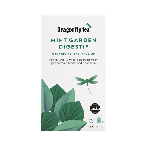 Dragonfly Tea Mint Garden Digestif Herbal Tea 4 x 20bags