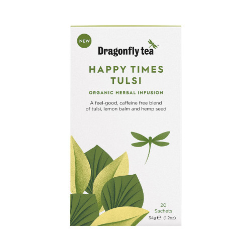 Dragonfly Tea Happy Times Tulsi Herbal Tea 4 x 20bags