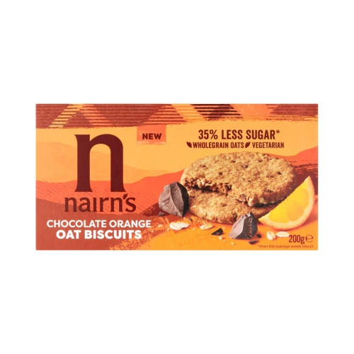 Nairn's Oat Biscuits Chocolate Orange 6 x 200g