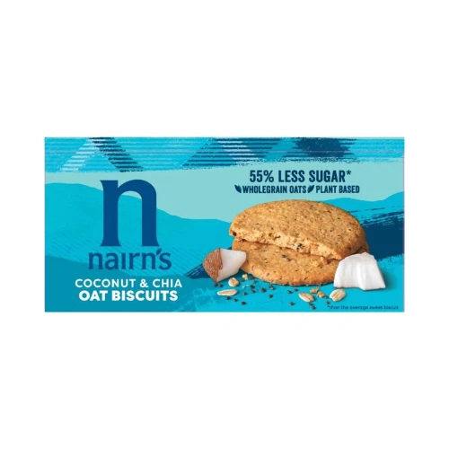 Nairn's Oat Biscuits Coconut & Chia 10 x 200g