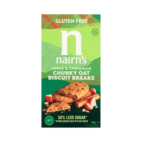 Nairn's Gluten Free Apple and Cinnamon Chunky 6 x 160g
