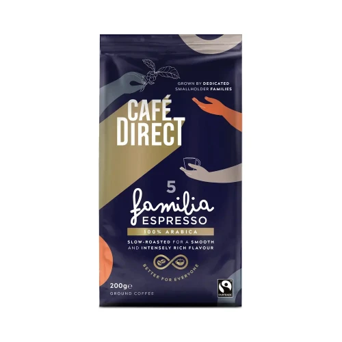 Cafe Direct Roast & Ground Coffee - Familia Arabica Espresso 6 * 200g