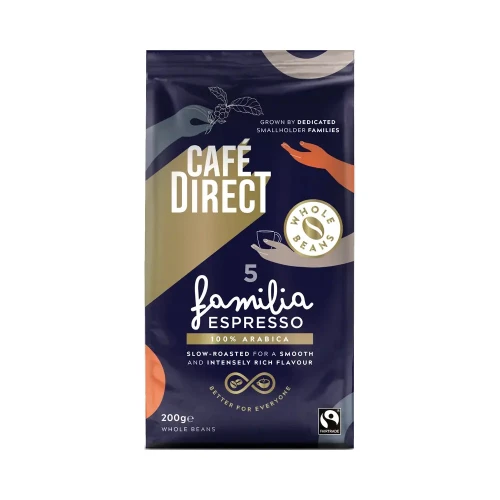 Cafe Direct Coffee Beans - Familia Arabica Espresso 6 * 200g