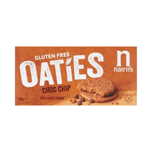 Nairn's Gluten Free Oaties Dark Chocolate Chip 8 x 160g