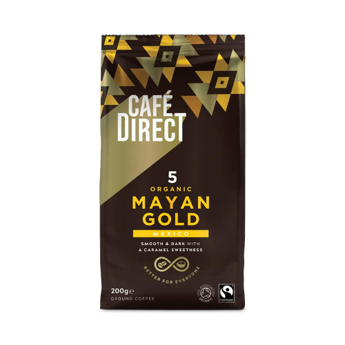 Cafe Direct Roast & Ground Coffee - Mayan Gold 6 * 200g