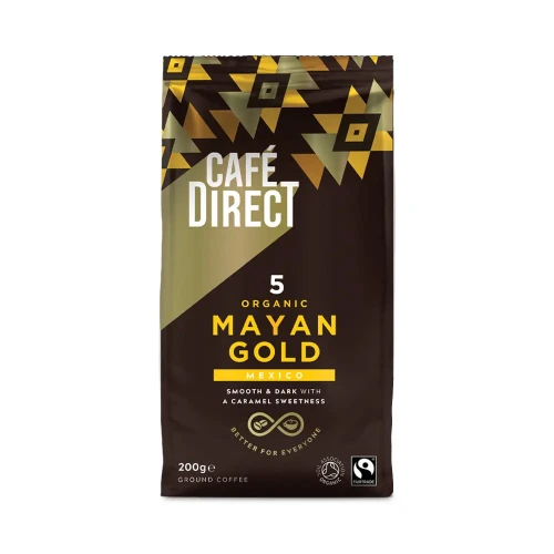Cafe Direct Roast & Ground Coffee - Mayan Gold 6 * 200g