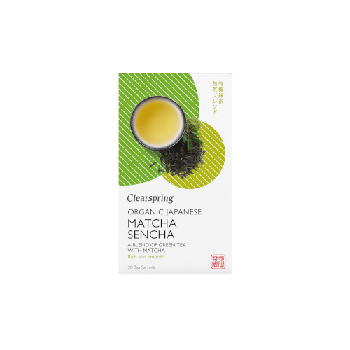 Clearspring Matcha Sencha Green Tea Bags 20bags