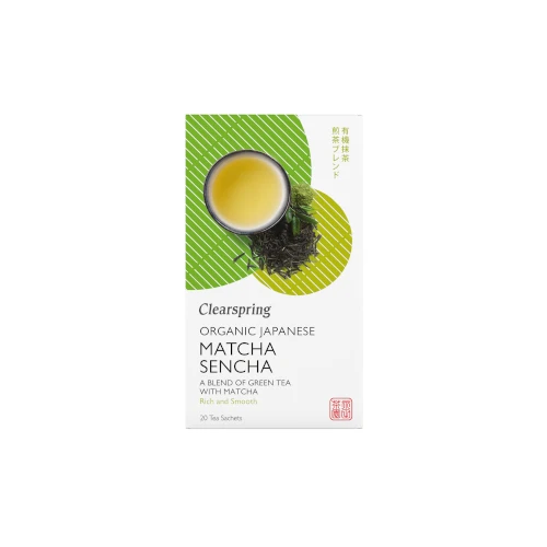 Clearspring Matcha Sencha Green Tea Bags 20bags