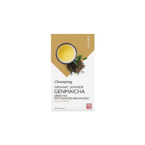 Clearspring Japanese Genmaicha Green Tea with Roasted Rice 20bags