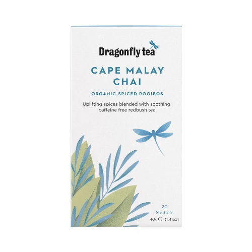 Dragonfly Tea Cape Malay Chai Spiced Rooibos Tea 4 x 20bags