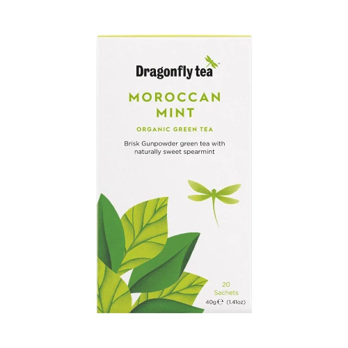 Dragonfly Tea Moroccan Mint Green Tea 4 x 20bags