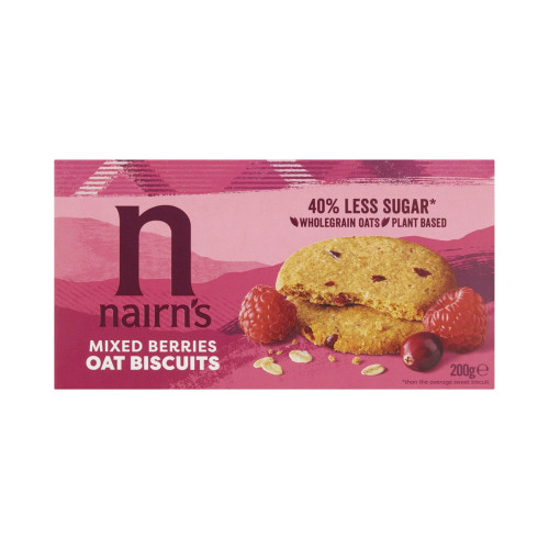 Nairn's Oat Biscuit Mixed Berries 10 x 200g
