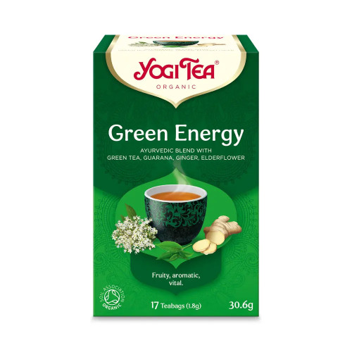 Yogi Tea Green Energy with Kombucha 6 x 17bags