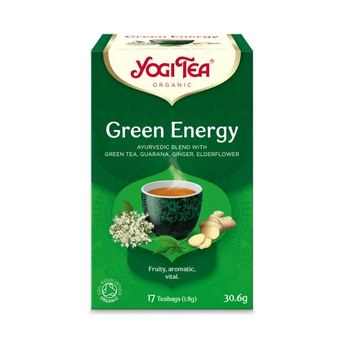 Yogi Tea Green Energy with Kombucha 6 x 17bags
