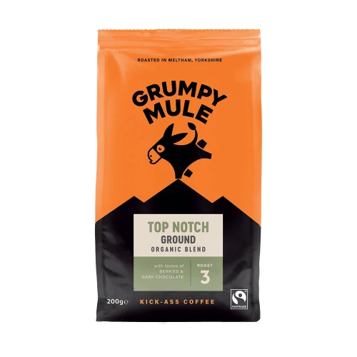 Grumpy Mule Ground Coffee Top Notch 200g