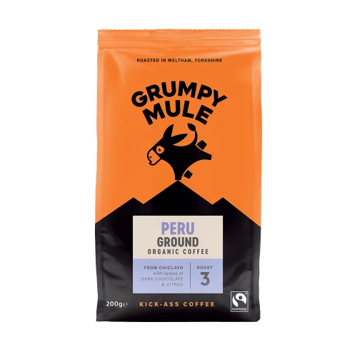 Grumpy Mule Ground Coffee Peru 200g