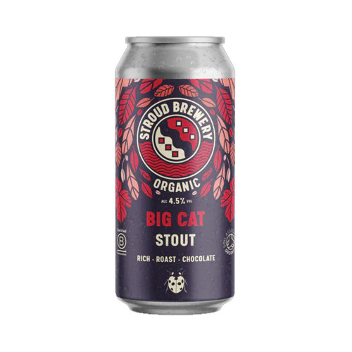 Stroud Brewery Big Cat Stout 4.5% 12 x 440ml