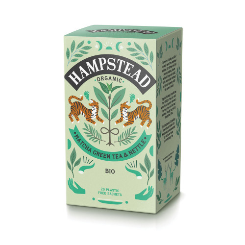 Hampstead Tea Matcha Green Tea with Nettle Teabags 20 bags