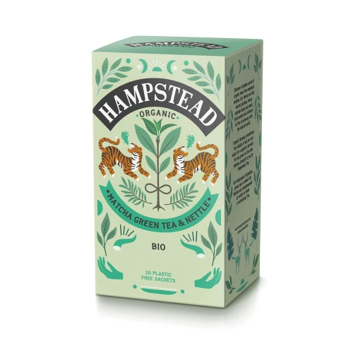Hampstead Tea Matcha Green Tea with Nettle Teabags 20 bags