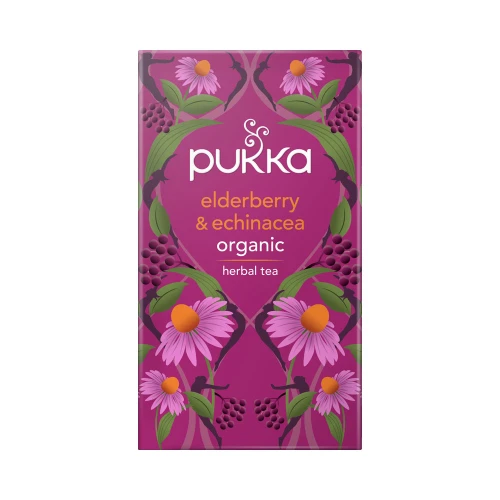 Pukka Elderberry & Echinacea with Elderflower 4 x 20Bag
