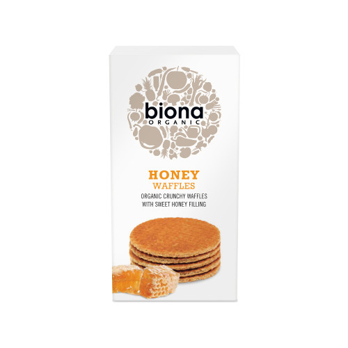 Biona Honey Waffles 175g