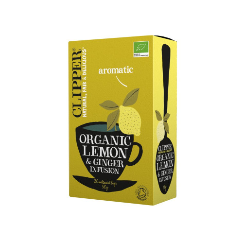 Clipper Lemon & Ginger Tea Bags 20 bags