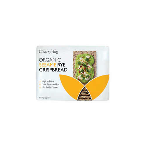 Clearspring Crispbread Rye Sesame 200g