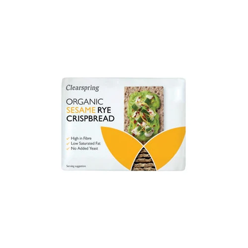 Clearspring Crispbread Rye Sesame 200g