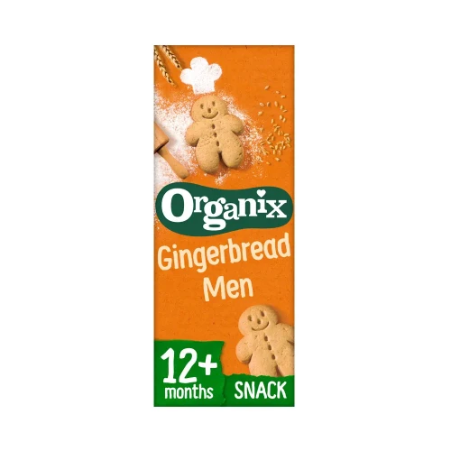 Organix Ginger Bread Men - 12 Months + 6 x 135gm