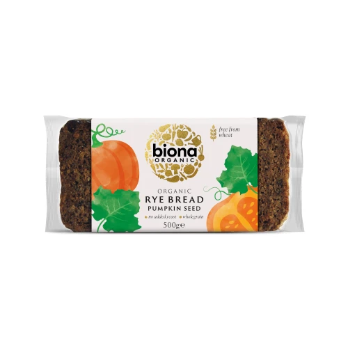 Biona Rye Bread with Pumpkin Seed (7 x 500g) (Org)