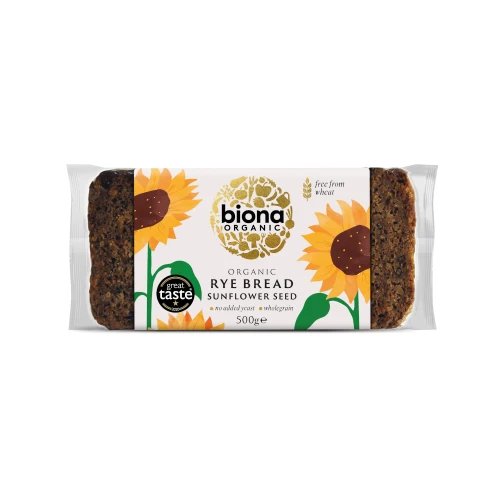 Biona Rye Bread with Sunflower Seed 500g