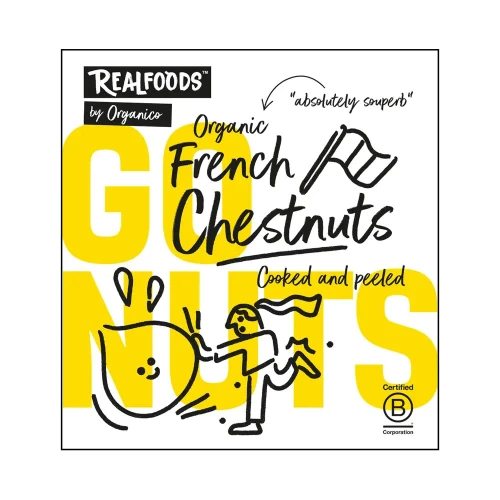 Realfoods by Organico French Chestnuts in a Box (Peeled) 12 * 200g